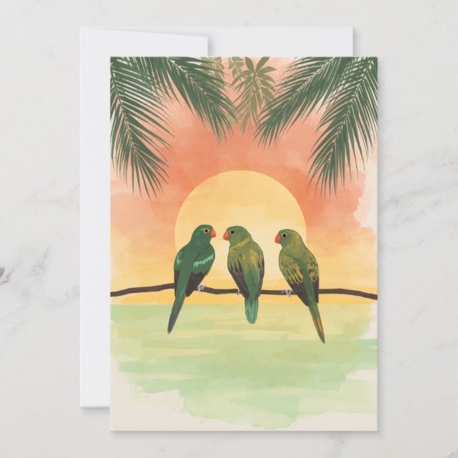 Convite Love from the yard (Frente)