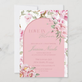 Convite Love In Bloom Bridal Shower Invitation