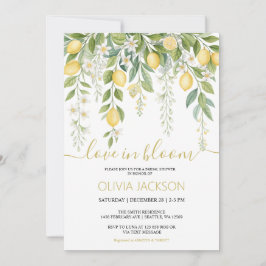 Convite Love in Bloom | Lemon Blossom Bridal Shower