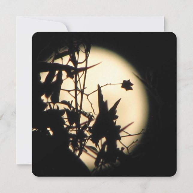 Convite Love in the Moonlight shimmer (Frente)