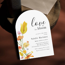 Convite Love is in Bloom Spring Wildflower Bridal Shower