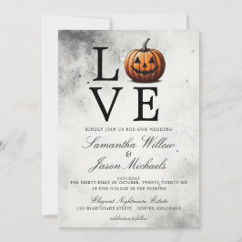 Convite Love Pumpkin Wedding