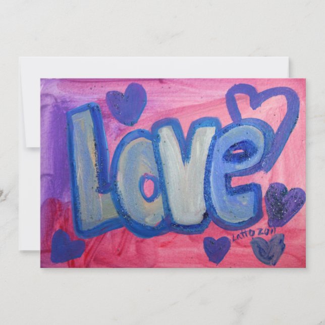 Convite Love Sweet Candy Invtions ou Anúncios (Frente)