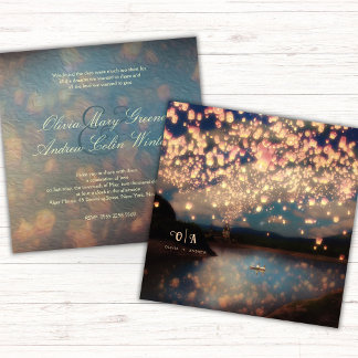 Convite Love Wish Lanteres