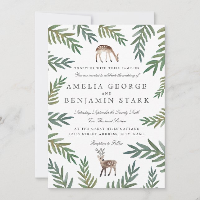 Convite Loved Dearly Wedding (Frente)