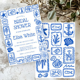 Convite LoveNotes do Chá de panela PERSONALIZADO moderno d