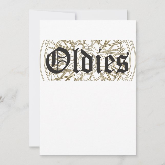 Convite Lowrider Rim Oldies (Frente)