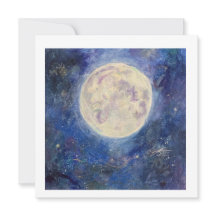 Lua Cheia Noturna Céu Celestial Maureen Girard Uni
