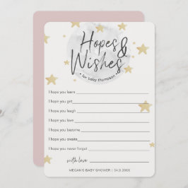 Convite Lua começa esperanças e deseja Chá de fraldas