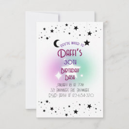 Convite Lua & Estrelas