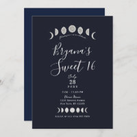 Lua Fases Azul Astrologia Celestial Doce 16