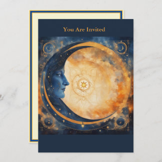 Convite Lua Totalmente Personalizada de Visualização do Ec