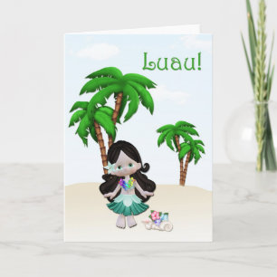 Convite Luau Invitation