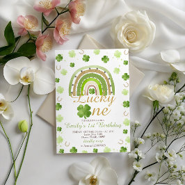 Convite Lucky One First Birthday Invitation