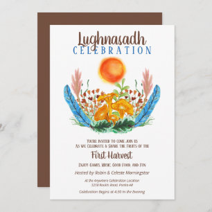 Convite Lughnasadh First Harvest Celebration Party