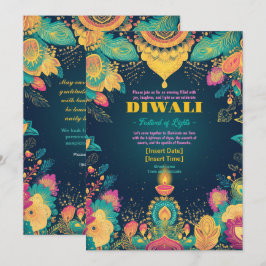Convite Luminous Diwali Splendor