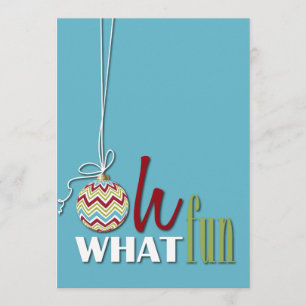 Convite lunático da festa de Natal do divertimento