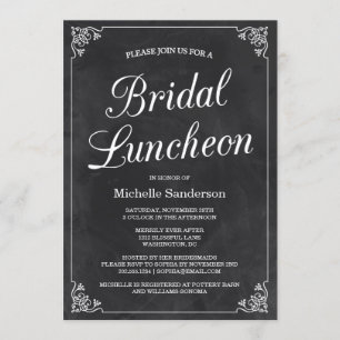 Convite Lunchedo de Chá de panela de quadro de colheita