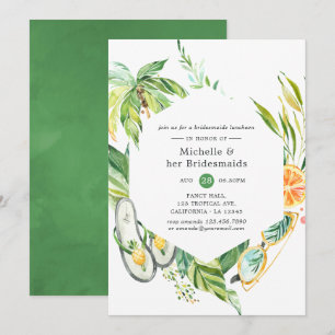 Convite Lunchee das damas de verão