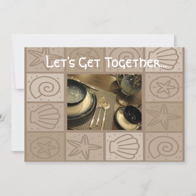 Convite Luncheon convide (Frente)