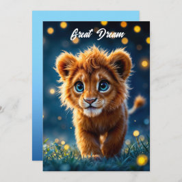 Convite Lúpulo de pelúcia adorável com olhos cintilantes