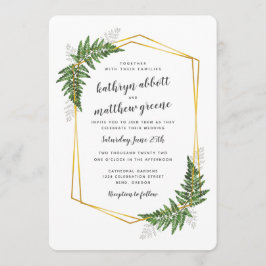 Convite Lush Fern Wedding Suite