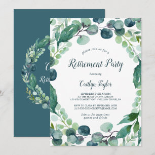 Convite Lush Greenery e o Partido da Baixa Eucalipto
