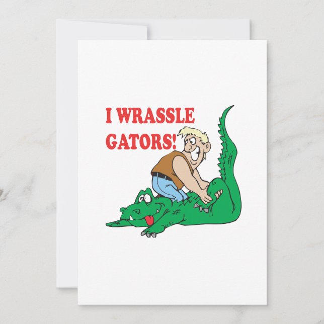 Convite Luta de Jacaré 2 (Frente)