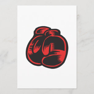 Convite Luvas de encaixotamento