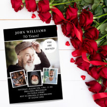 luxo de colagem de fotos em branco preto-festa de