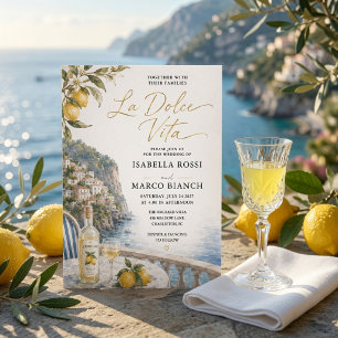 Convite Luxo La Dolce Vita Costa Amalfi