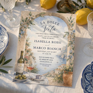 Convite Luxo La Dolce Vita Costa Amalfi