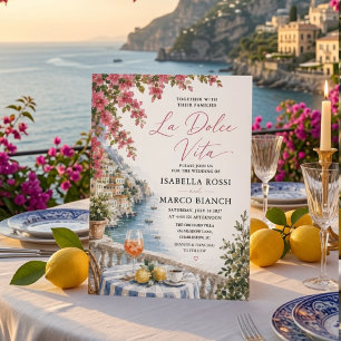 Convite Luxo La Dolce Vita Costa Amalfi
