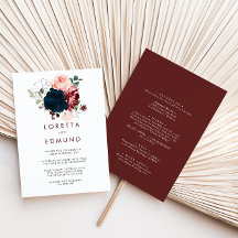 Luxury Boho Colorido Floral para Trás e Casamento 