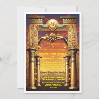 Convite Luxury Egyptian Wedding Invitation | Union Under 