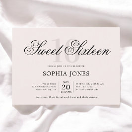 Convite Luxury Elegante Rosa 16