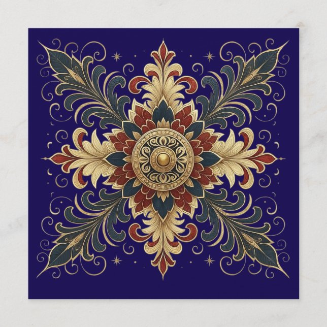 Convite Luxury Mandala  (Frente)