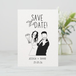 Convite Luxury Wedding Invitation Gold Foil Style
