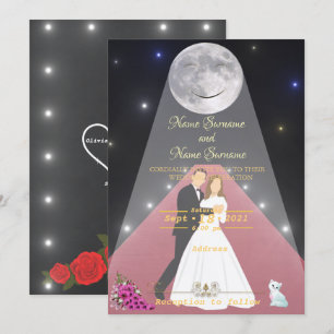 Convite Luz de tapete vermelha