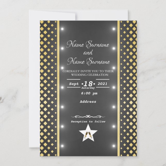 Convite Luzes (Frente)