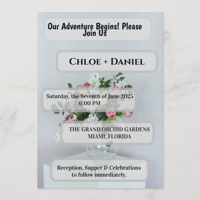 Convite Luzes Bokeh Ambiente Taça de Vinho Moderna Formal (Frente)