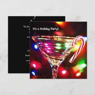 Convite Luzes da festa de Natal