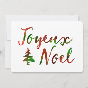 Convite Luzes das árvores de Noel de Joyeux