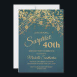 Convite Luzes de corda luminosa Dourada com Teto aniversár<br><div class="desc">Convite de festas de chic e de moda para mulheres com belas luzes de cordas de ouro e espumantes em um fundo ousado. Texto,  fonte e texto são completamente personalizáveis usando a ferramenta design do Zazzle. Entre em contato conosco para obter ajuda sobre a personalização ou produtos correspondentes.</div>