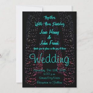 Convite Luzes de Corda, Luzes de Fada Casamento