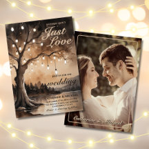 Luzes De Corda No Casamento Romântico De Árvore