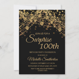 Convite Luzes de Corda Ouro Preto Surpreendem no 100º Aniv
