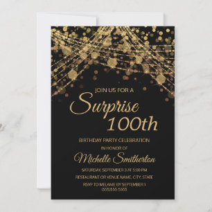 Convite Luzes de Corda Ouro Preto Surpreendem no 100º Aniv