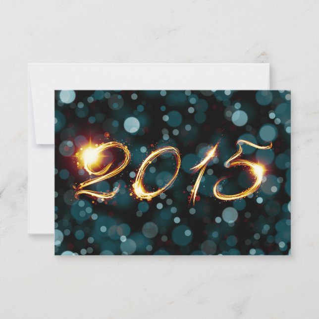 Convite luzes de festa de 2015 (Frente)