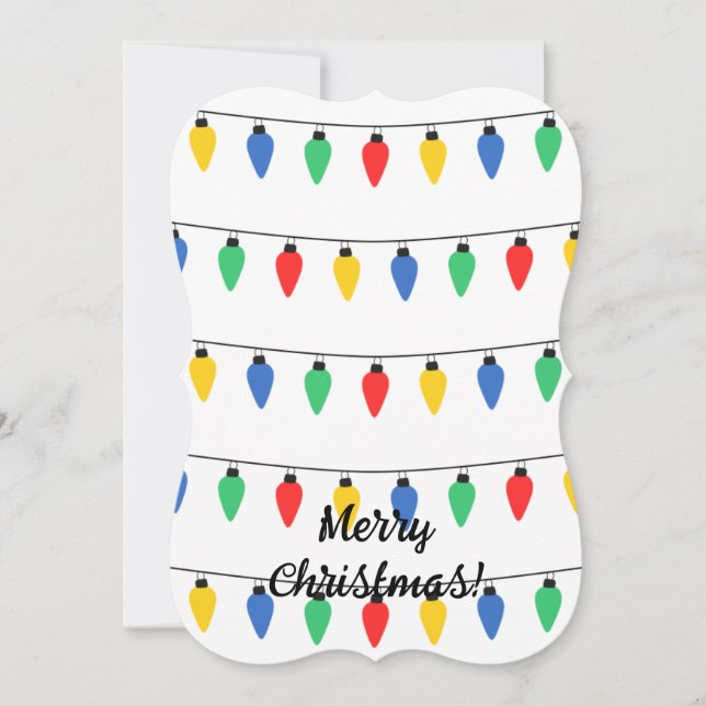 Convite Luzes de Natal (Frente)